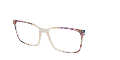 The Pressed Flowers with Foil Crystal - Angle Top Thumbnail - Pair Eyewear