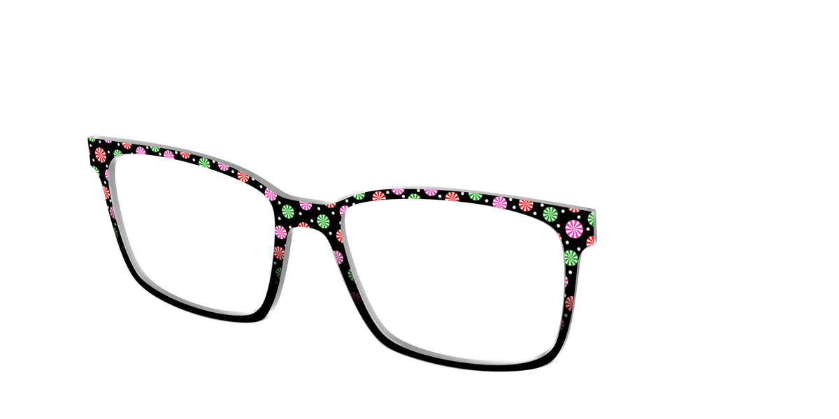 The Pretty Peppermints - Angle Top Image - Pair Eyewear