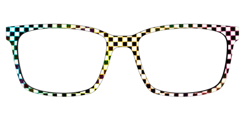 The Rainbow Foil Check - Kirby Top - Pair Eyewear