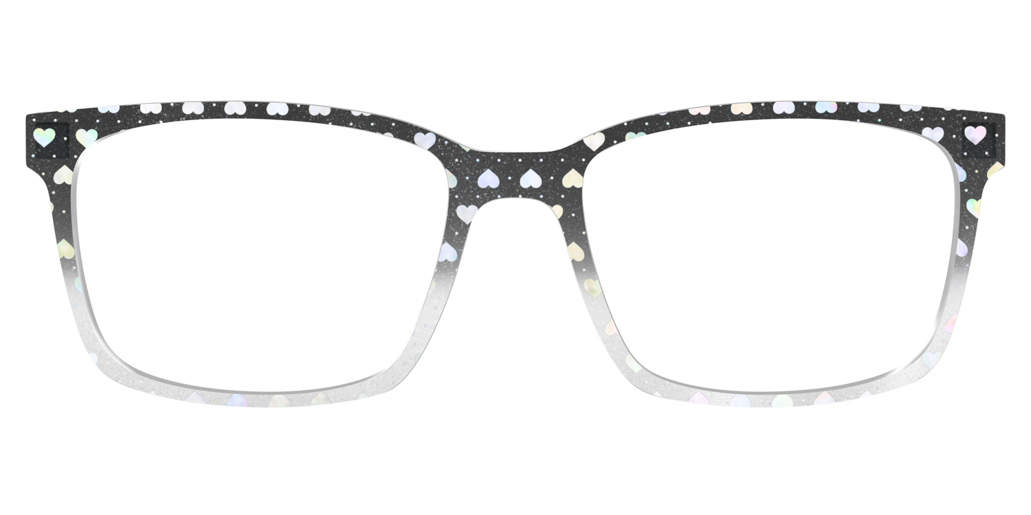 The Rainbow Foil Hearts Gradient Crystal - Lifestyle Kirby Top Image - Pair Eyewear