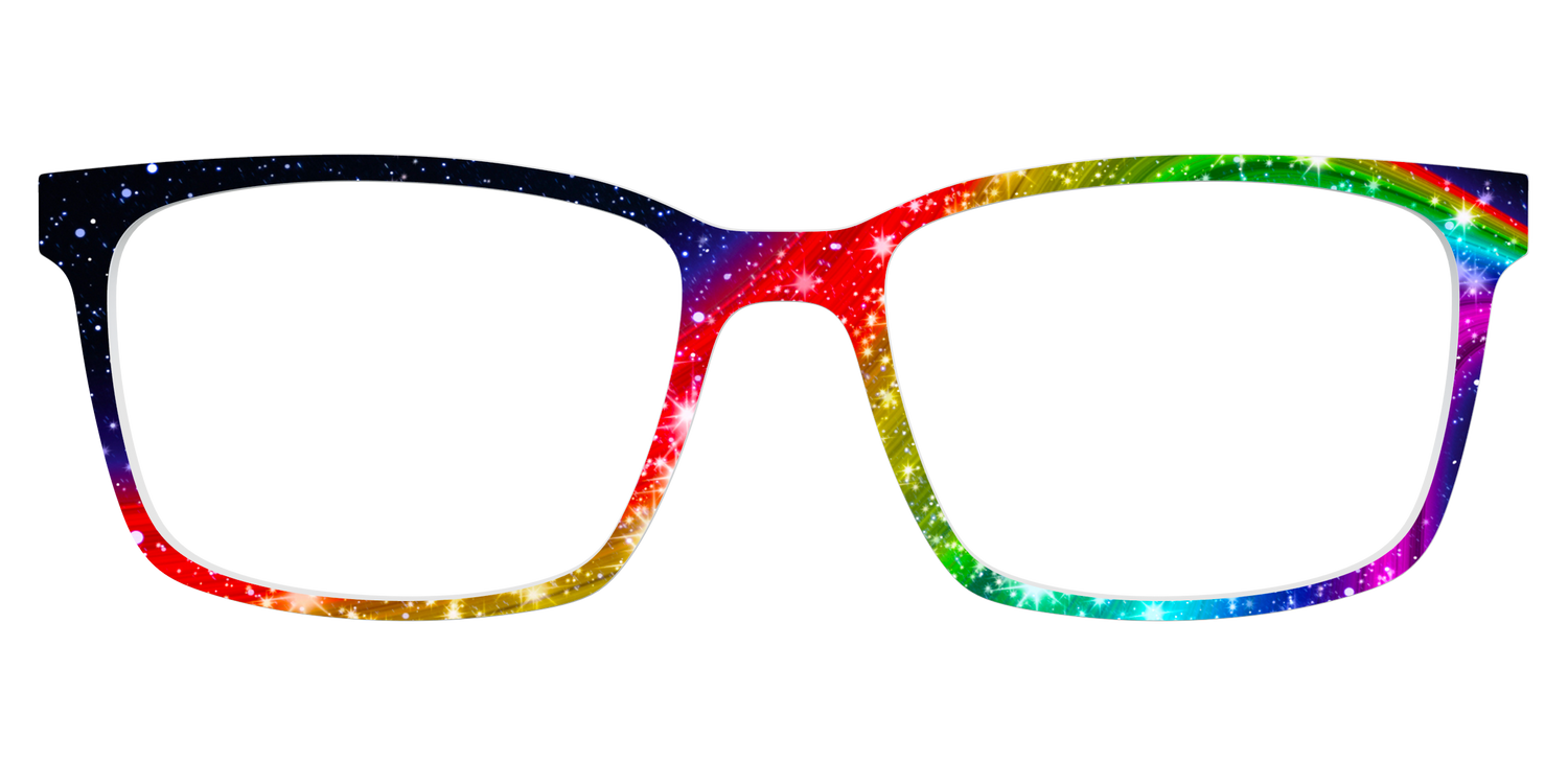 The Rainbow Galaxy - Lifestyle Kirby Top Image - Pair Eyewear