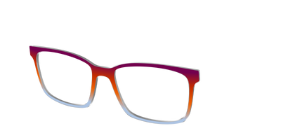 The Raspberry to Periwinkle Gradient - Angle Top Thumbnail - Pair Eyewear