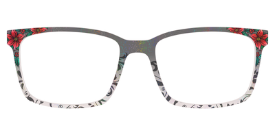 The Romantic Poinsettia Holographic Crystal - Front Top Thumbnail - Pair Eyewear