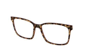 The Sandalwood Tortoise with Gold Foil - Angle Top Thumbnail - Pair Eyewear