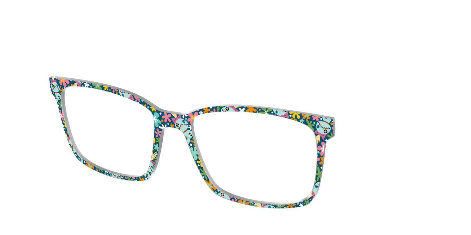 Scrump's Sew Sweet Floral - Angle Top Image - Pair Eyewear