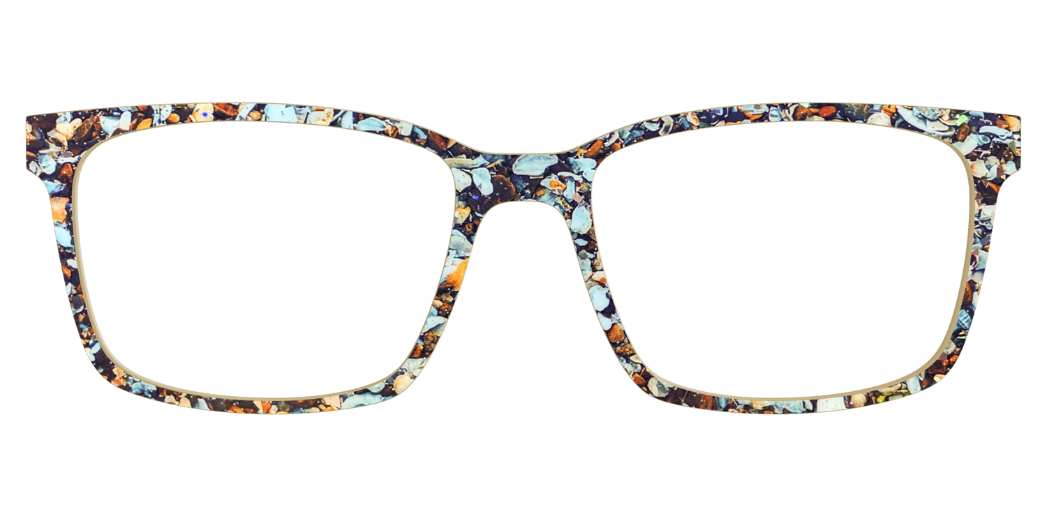 The Seashell Tortoise with Holographic Glitter - Lifestyle Kirby Top Image - Pair Eyewear