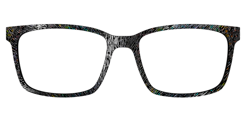 The Silver Holographic Spell Sparks - Kirby Top - Pair Eyewear