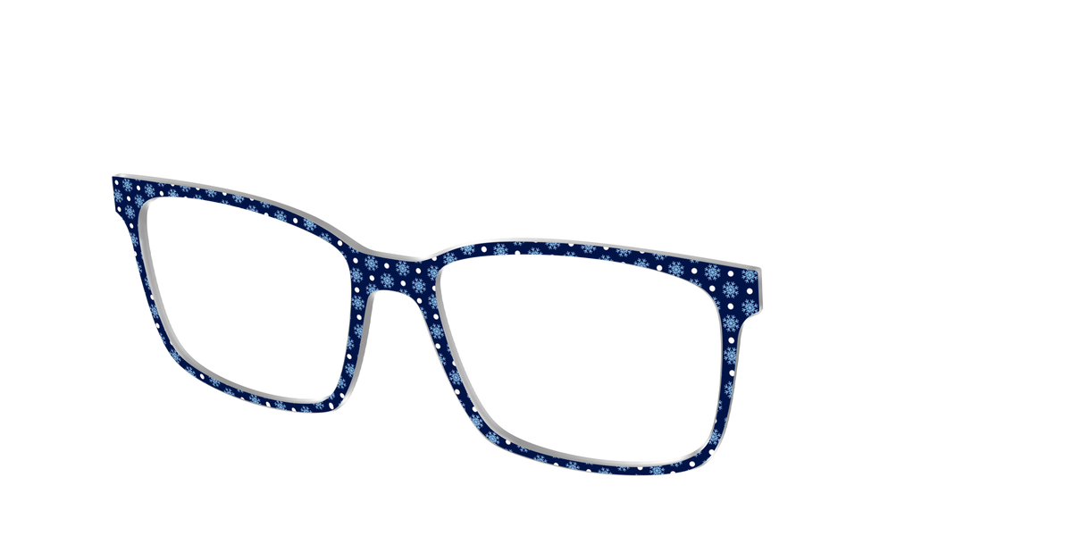 The Snowflake Polka Dot - Angle Top Image - Pair Eyewear