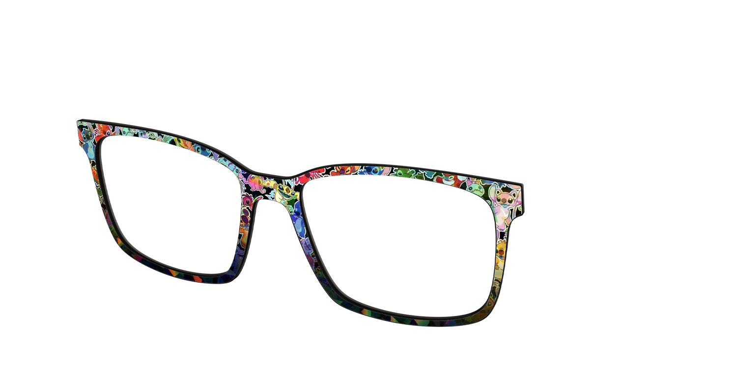 Stitch & Friends Sticker Holographic - Angle Top Image - Pair Eyewear
