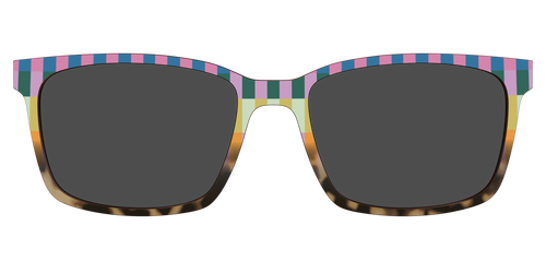 The Polarized Summer Stripes Tortoise Sun Top - Kirby Top - Pair Eyewear