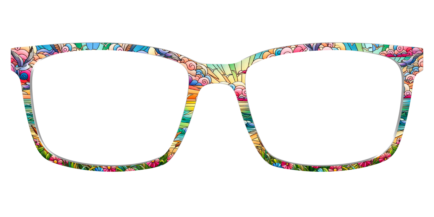 The Sun-Drenched Stained Glass - Lifestyle Kirby Top Image - Pair Eyewear