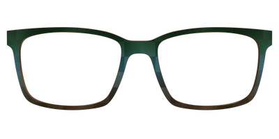 The Teal to Walnut Matte Check - Front Top Thumbnail - Pair Eyewear
