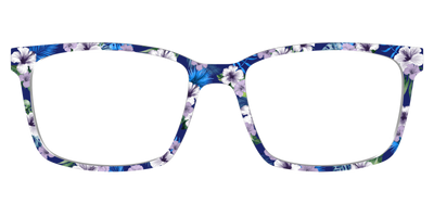 The Tropical Blue Blossoms - Front Top Thumbnail - Pair Eyewear