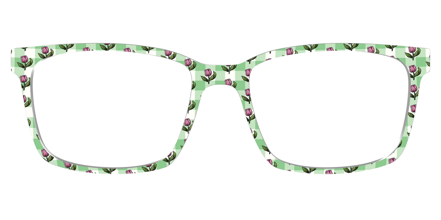 The Tulip Gingham - Lifestyle Kirby Top Image - Pair Eyewear