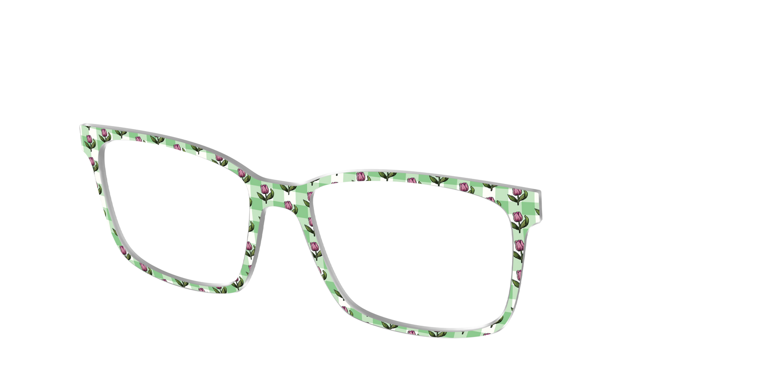 The Tulip Gingham - Angle Top Image - Pair Eyewear