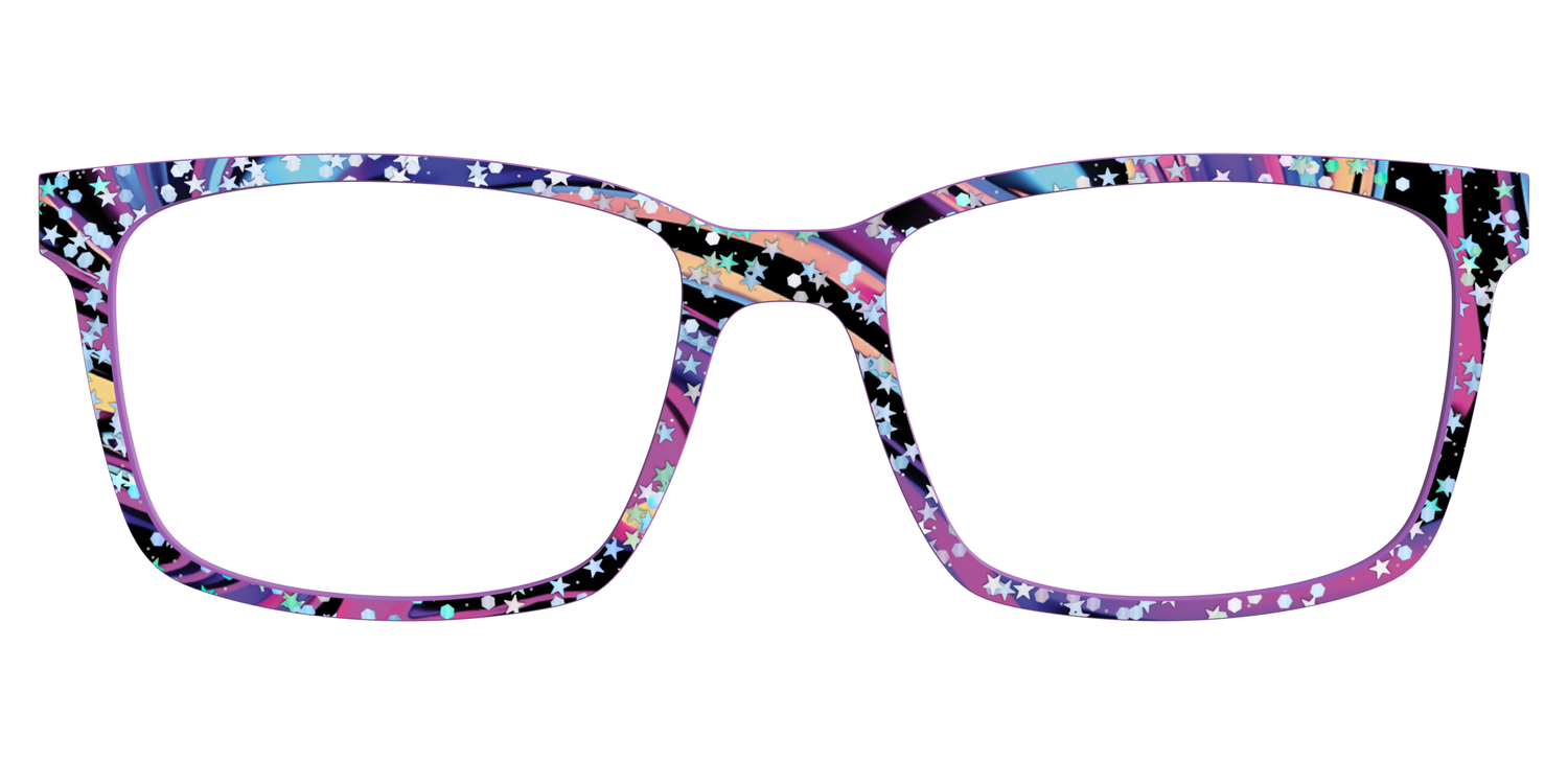 The Vaporwave Marble with Star Glitter - Lifestyle Kirby Top Image - Pair Eyewear