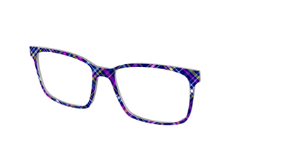 The Verbena Plaid - Angle Top Thumbnail - Pair Eyewear