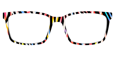 The Vivid Zebra Stripes - Front Top Thumbnail - Pair Eyewear
