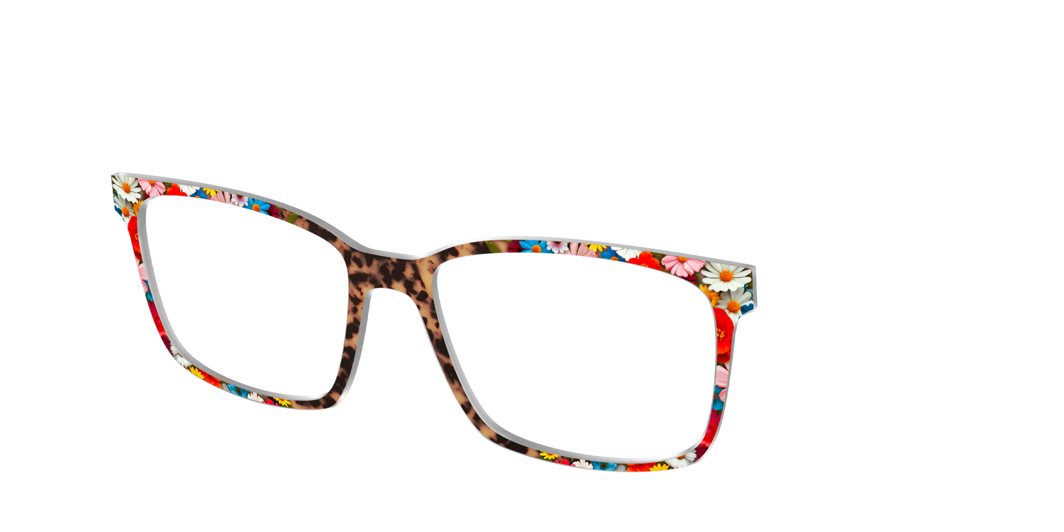 The Wildflower Tortoise - Angle Top Image - Pair Eyewear