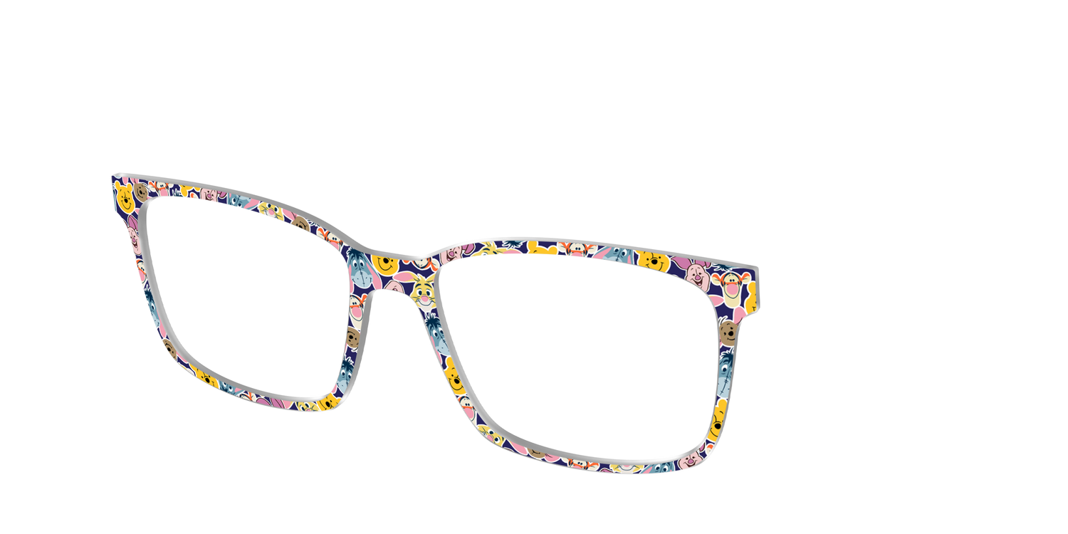 Winnie the Pooh & Friends Stickers - Angle Top Image - Pair Eyewear