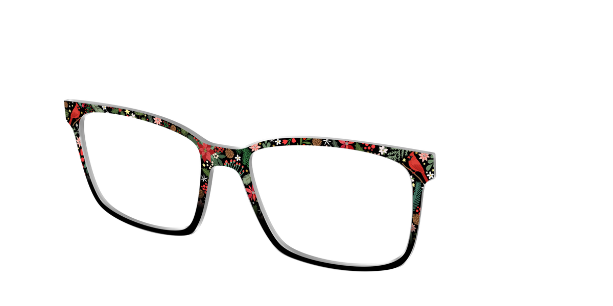 The Winter Wonderland Floral - Angle Top Image - Pair Eyewear