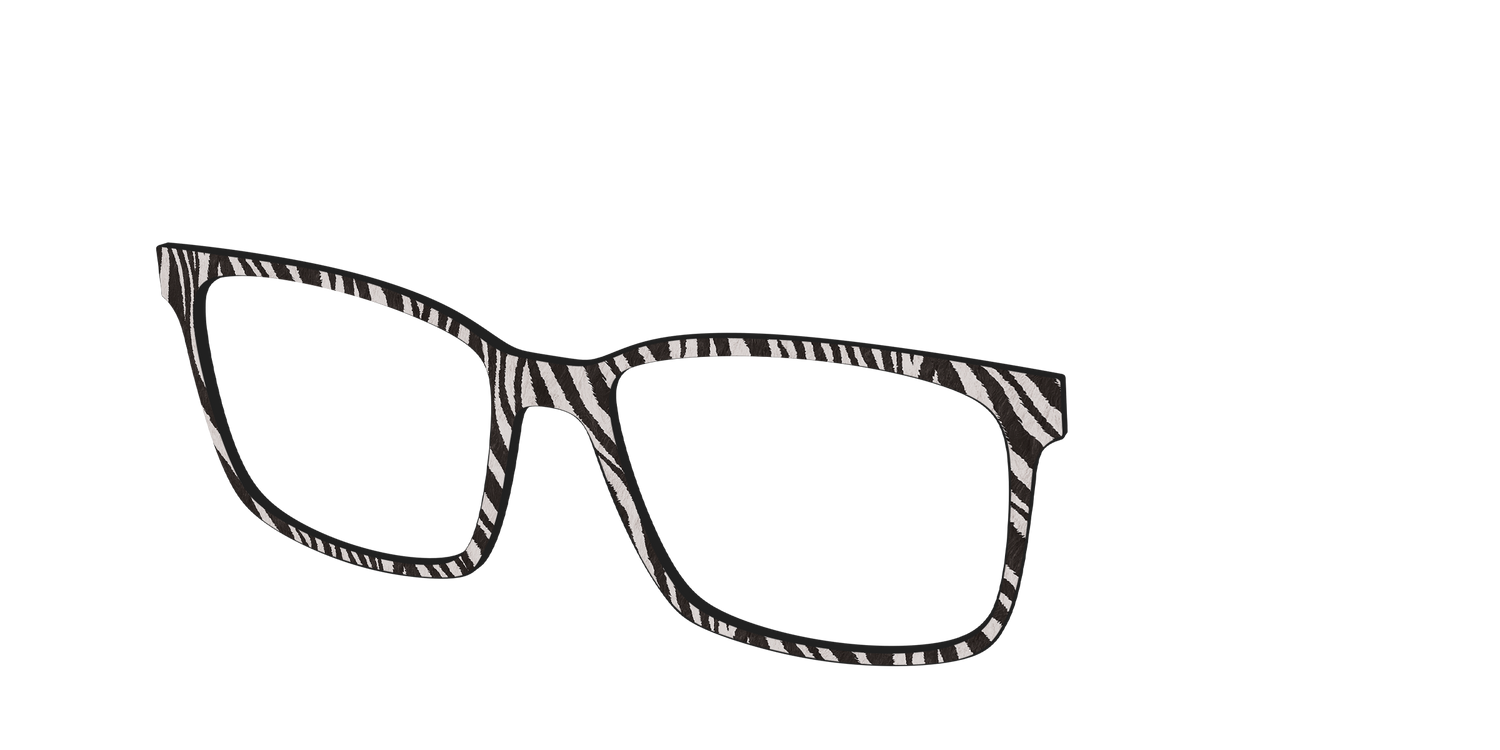 The Zebra Stripes - Angle Top Image - Pair Eyewear