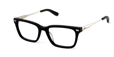 Mixed Material Black Gold Metal