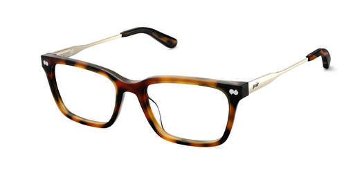 Mixed Material Tortoise Gold Metal