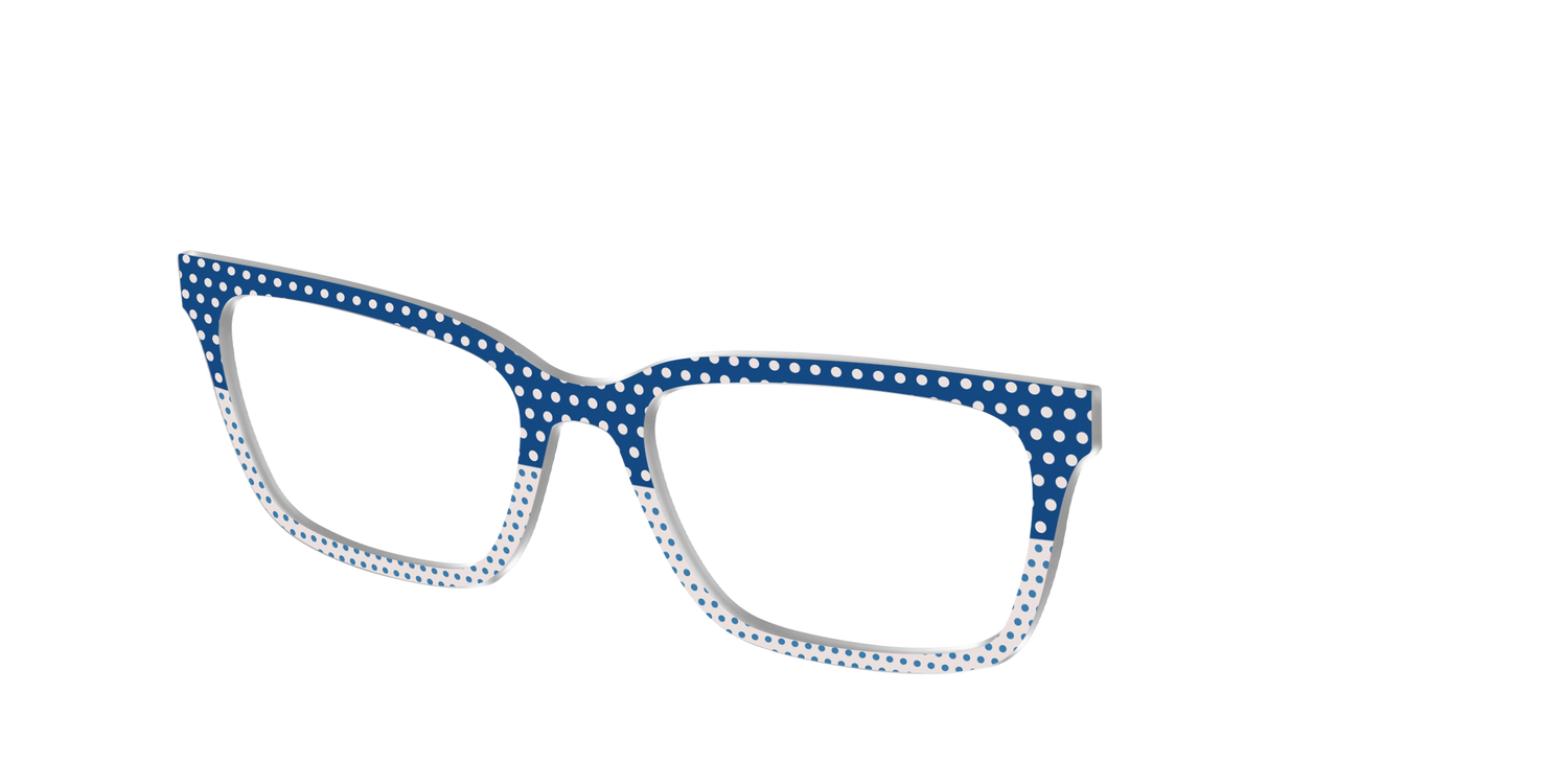 The Aegean Polka Dot Print Mix - Angle Top Image - Pair Eyewear