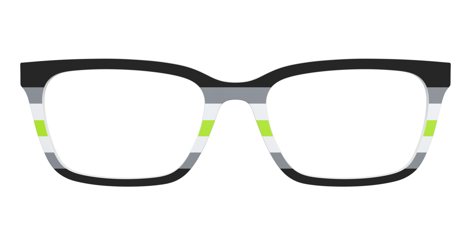 The Agender Flag - Front Top Image - Pair Eyewear
