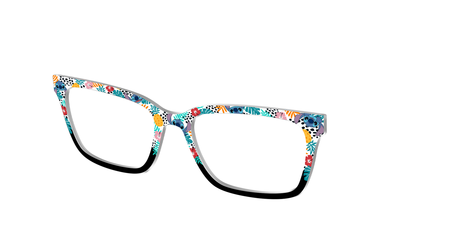 Aloha Tropical Blooms - Angle Top Image - Pair Eyewear