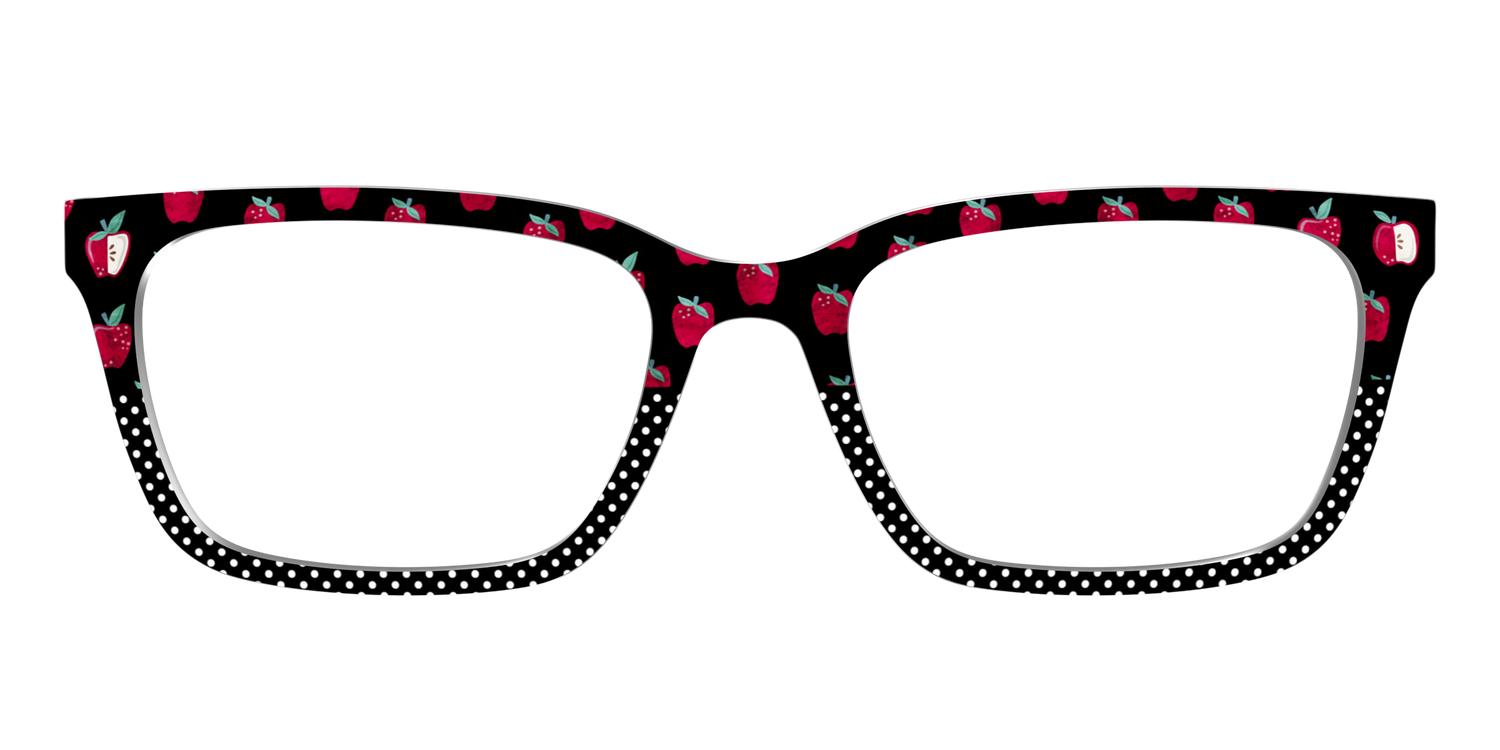 The Apple Polka Dot Split - Front Top Image - Pair Eyewear