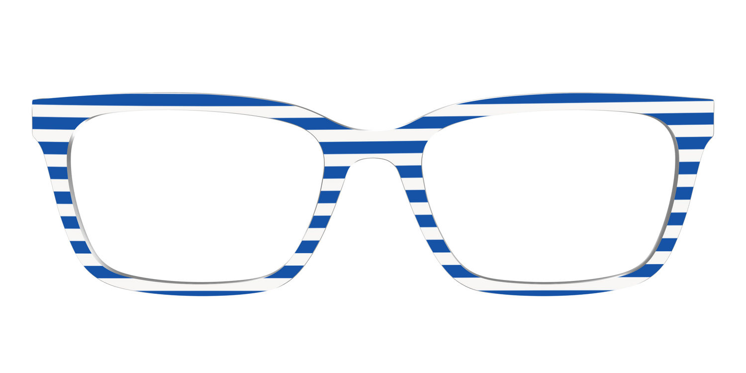 The Beach Umbrella Stripes - Front Top Image - Pair Eyewear