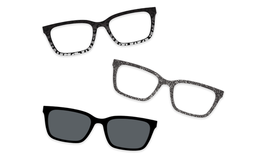 Black Gold Metal - Set - Pair Eyewear