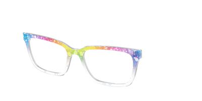 The Bold Bokeh Glitter Crystal - Angle Top Thumbnail - Pair Eyewear