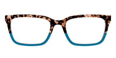 The Bondi Blue Tortoise Split - Front Top Thumbnail - Pair Eyewear