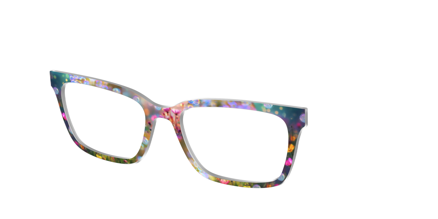 The Bubbles & Blossoms - Angle Top Image - Pair Eyewear