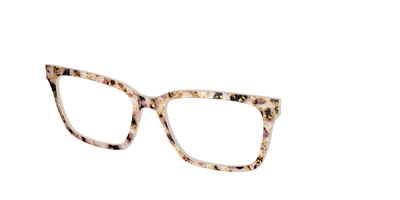 The Buttercream Tortoise with Gold Flakes - Angle Top Thumbnail - Pair Eyewear