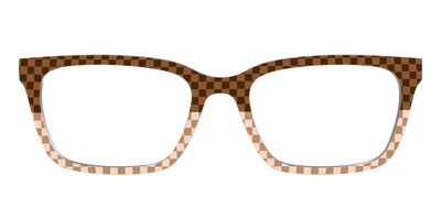 The Cappuccino Check Split - Front Top Thumbnail - Pair Eyewear