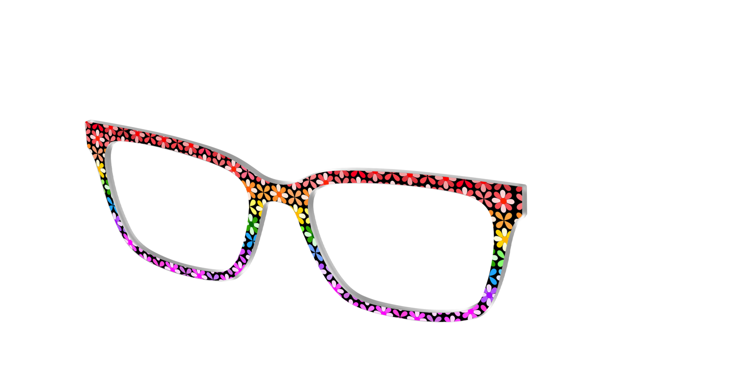 The Darling Daisy Dots - Angle Top Image - Pair Eyewear