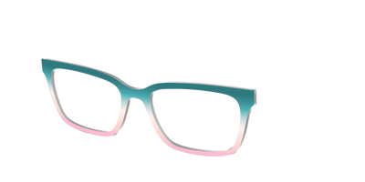 The Deep Sea to Pink Sand Gradient - Angle Top Thumbnail - Pair Eyewear