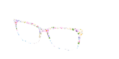The Delicate Flower Crown with Butterfly Glitter - Angle Top Thumbnail - Pair Eyewear