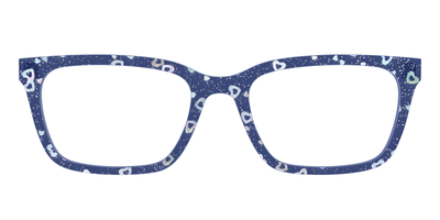 The Denim Heart Glitter Crystal - Front Top Thumbnail - Pair Eyewear