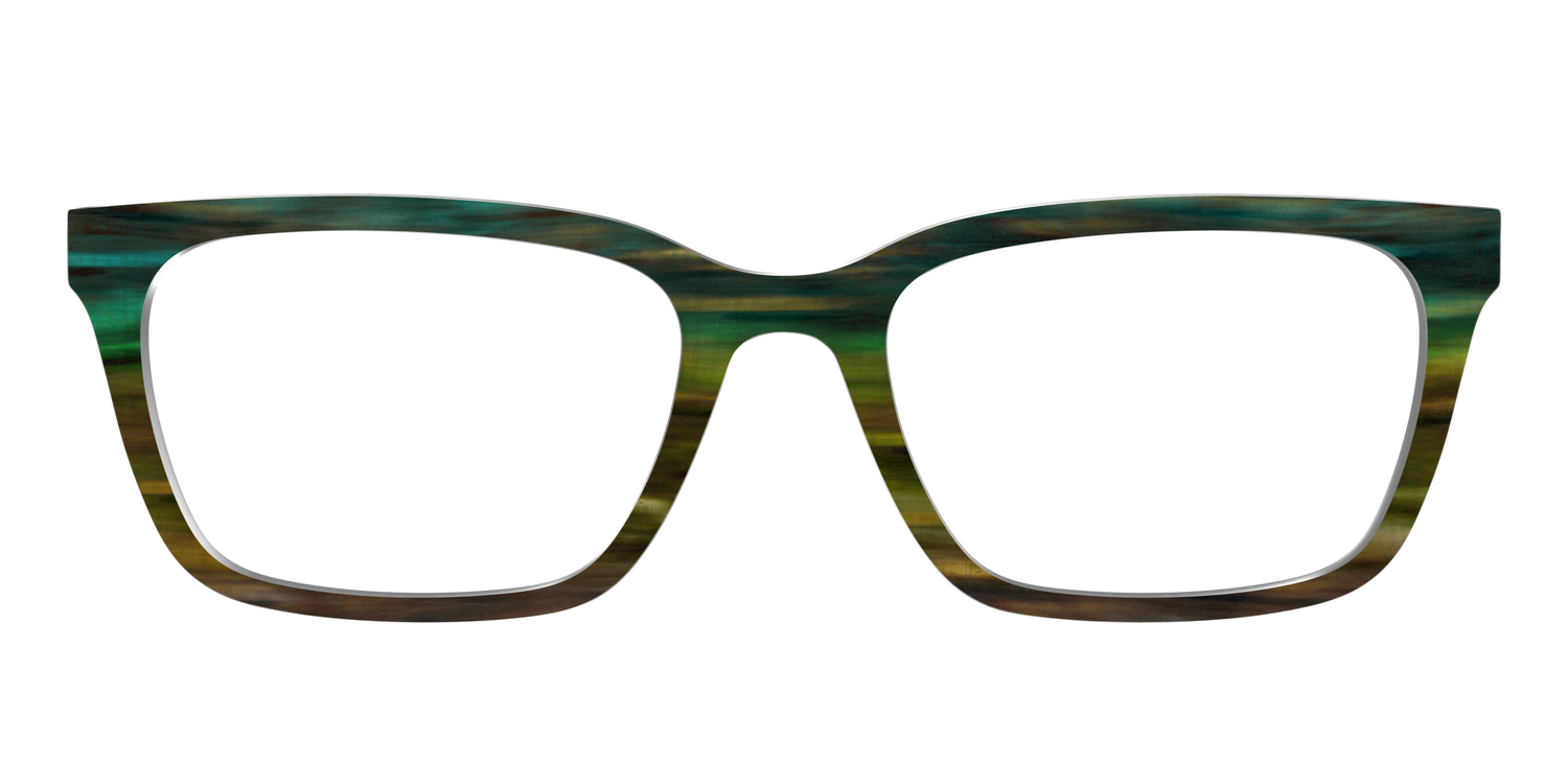 The Emerald Gradient Horn - Front Top Image - Pair Eyewear