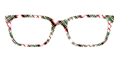 The Evergreen Plaid with Foil Crystal - Front Top Thumbnail - Pair Eyewear