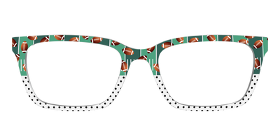 The Fifty Yard Line Polka Dot Split - Front Top Thumbnail - Pair Eyewear