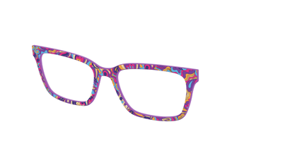 The Flower Power Paisley with Gold Foil - Angle Top Thumbnail - Pair Eyewear