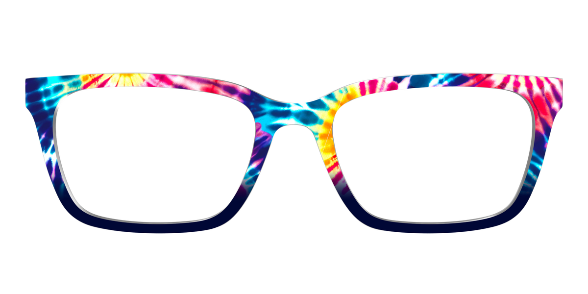 The Funky Tie-Dye - Front Top Image - Pair Eyewear