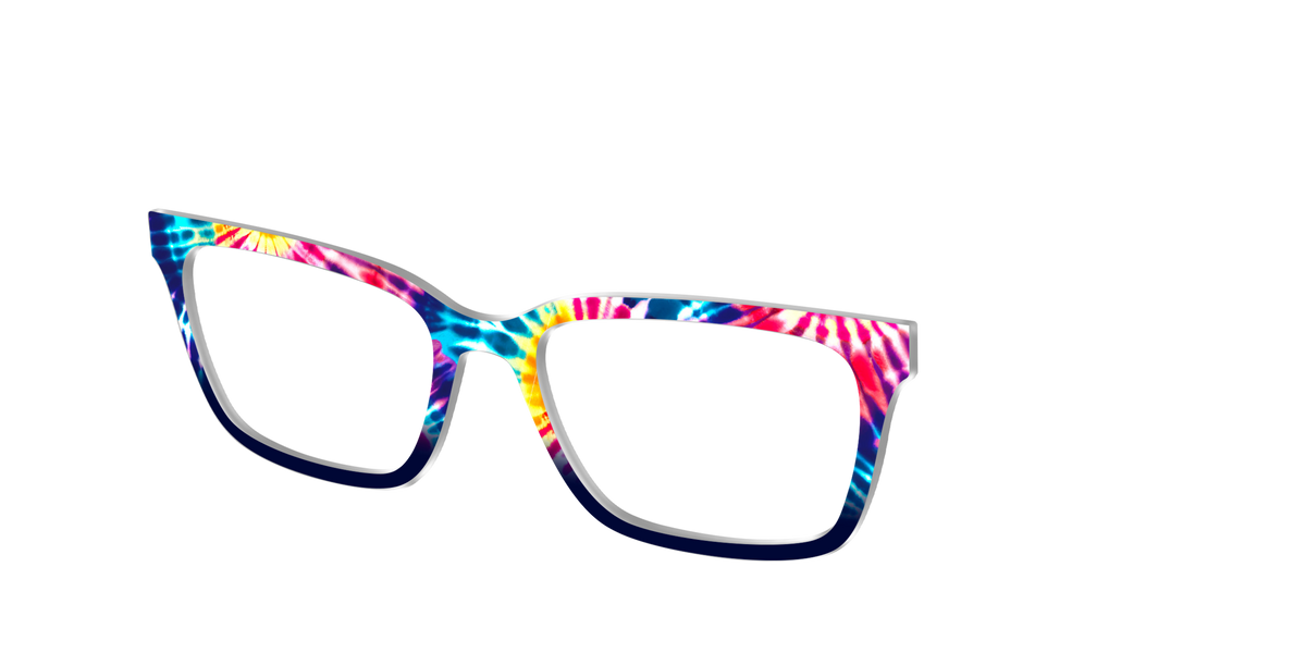 The Funky Tie-Dye - Angle Top Image - Pair Eyewear