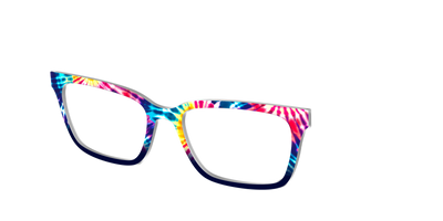 The Funky Tie-Dye - Angle Top Thumbnail - Pair Eyewear